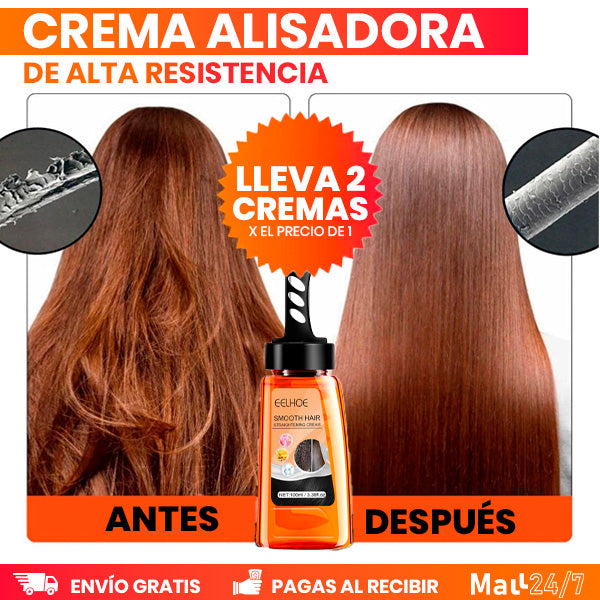 Paga 1 Lleva 2 Cremas alisadoras de cabello + Envío GRATIS