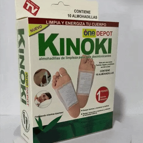 PACK DE 10 PARCHES DESINTOXICANTE KINOKI + envió GRATIS