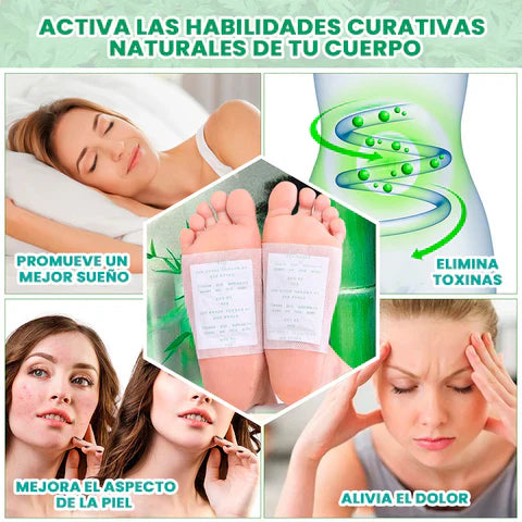 PACK DE 10 PARCHES DESINTOXICANTE KINOKI + envió GRATIS