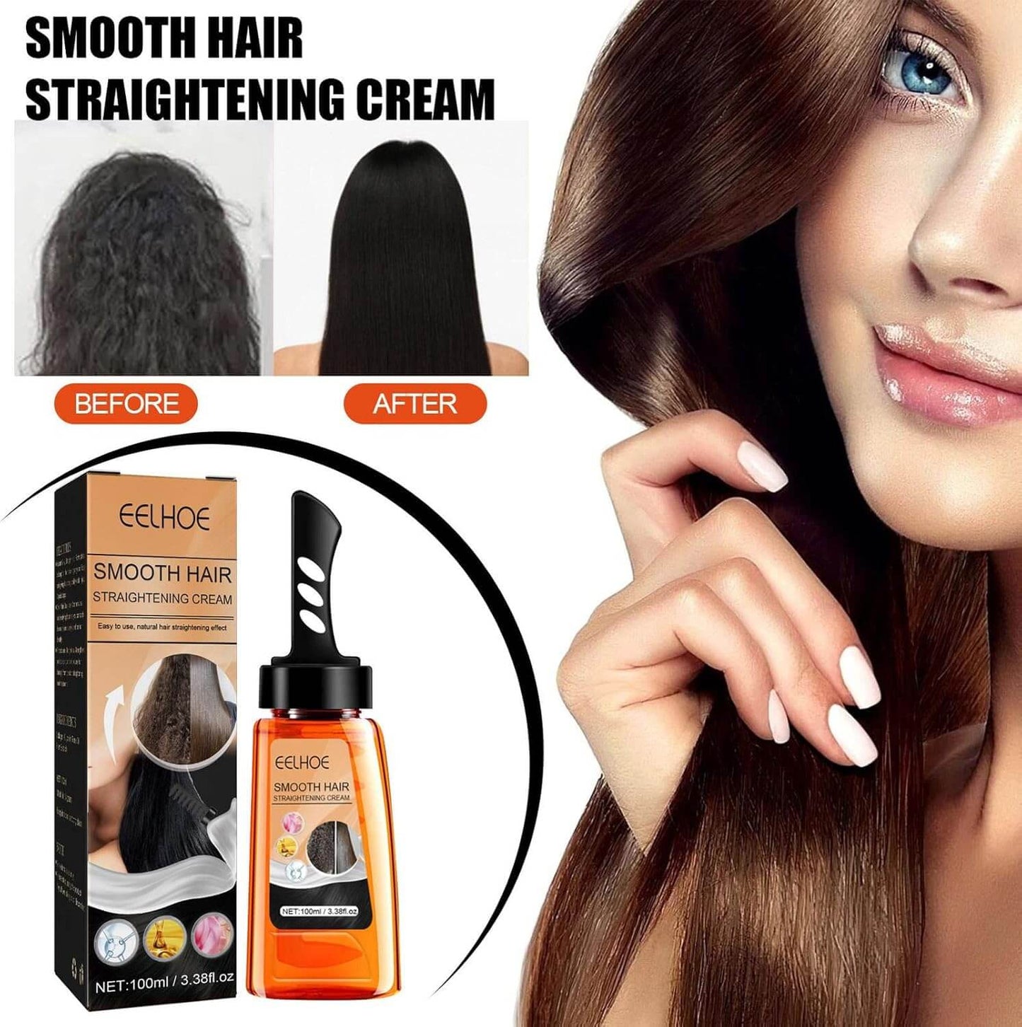 Paga 1 Lleva 2 Cremas alisadoras de cabello + Envío GRATIS