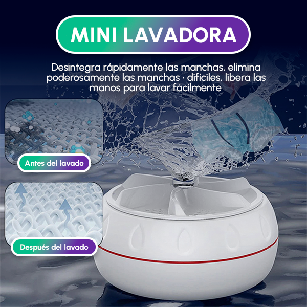 Pague 1 Lleve 2 Lavadora Portátil + Envío GRATIS