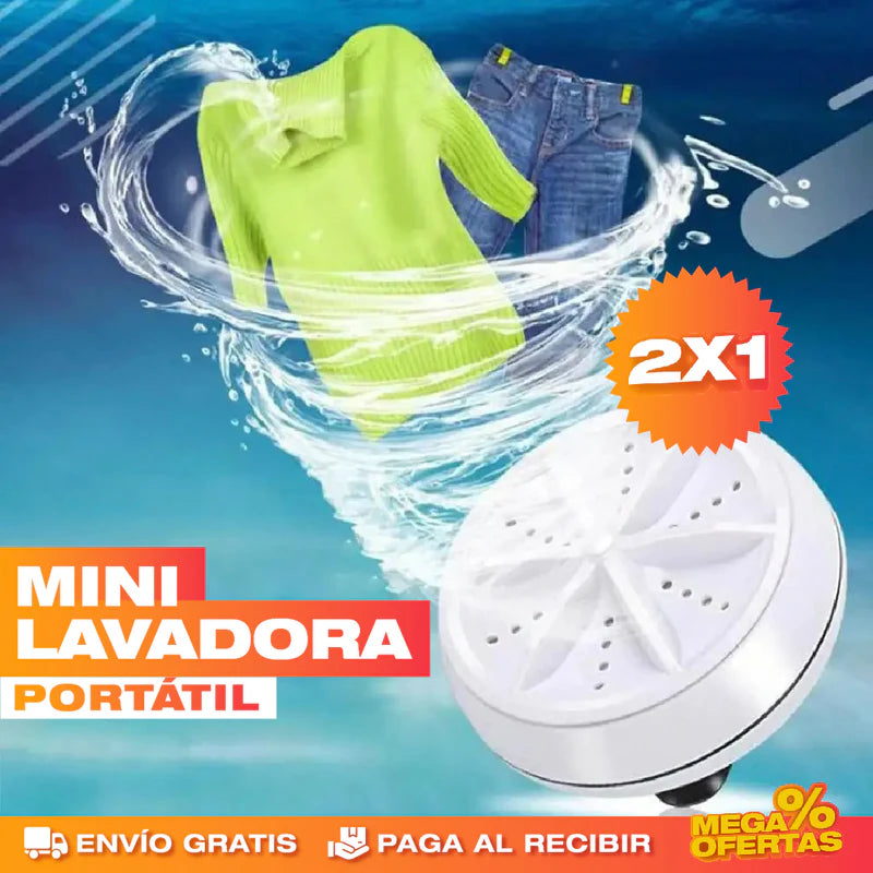 Pague 1 Lleve 2 Lavadora Portátil + Envío GRATIS