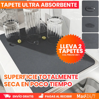 Paga 1 Lleva 2 Tapetes para cocina ULTRA ABSORBENTE - Envío GRATIS