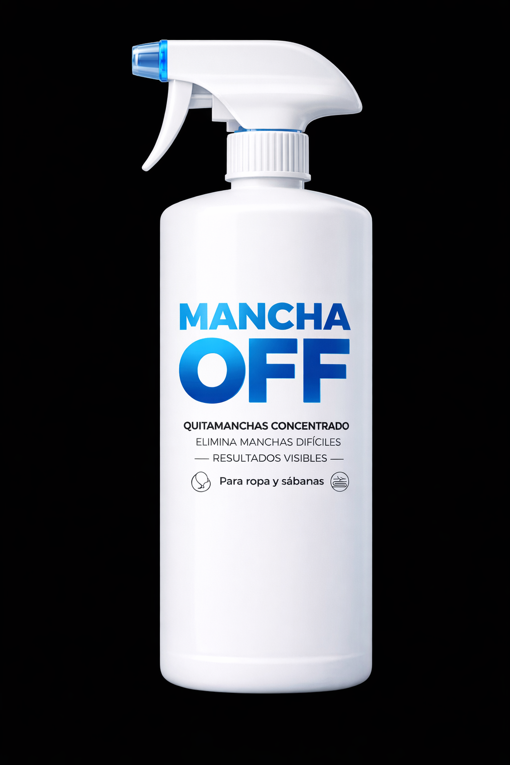 Spray Blanqueador para Almohadas y Telas Mancha OFF – Elimina Amarillento, Aclara y Refresca con Fórmula Suave y Aroma Fresco